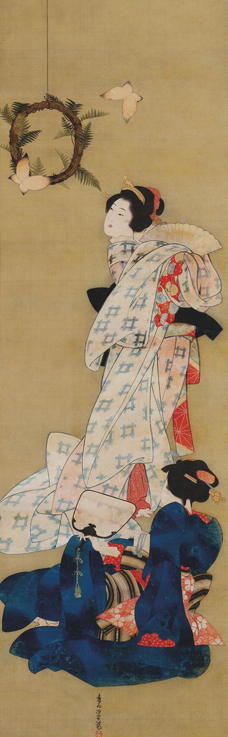 美人画 写真ギャラリー1枚め｜「美人画」にも才を発揮した葛飾北斎、重文