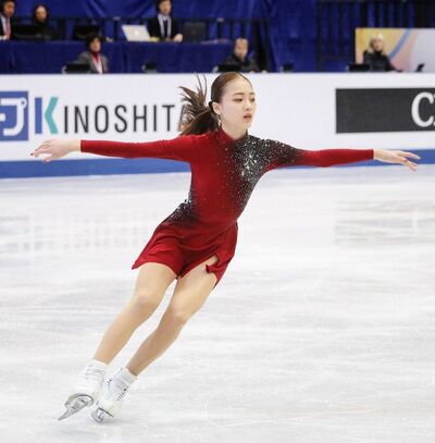 好きという思いを大切に」13歳の新星・上薗恋奈、世界ジュニア選手権で