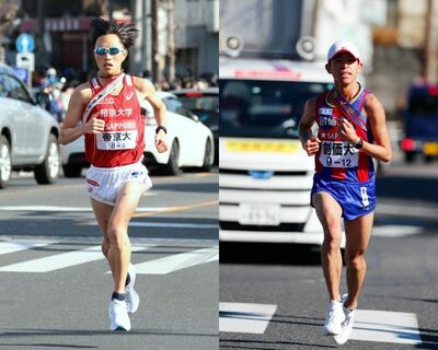 美品　帝京大学　箱根駅伝　駅伝部　アシックス　ウインドブレーカー　2Ｌサイズ 箱根駅伝2022「シューズゲーム」王者ナイキに迫るブランドは？ 箱根