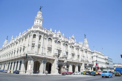 ペン画 キューバ ハバナ旧市街 「王家の城」 ヒラルディージャ G.Vivsa