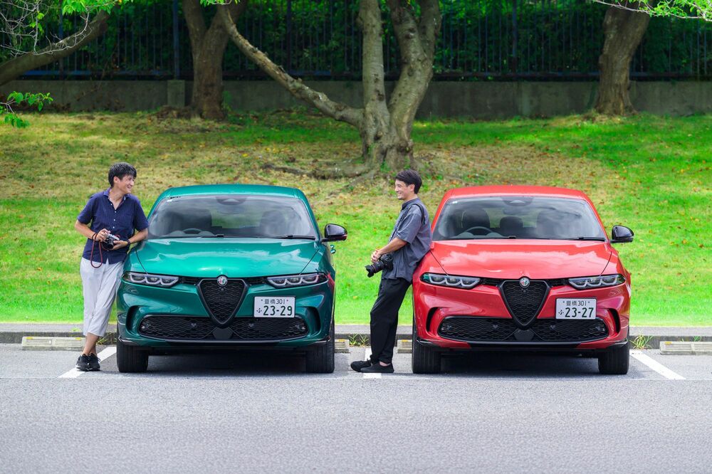 二人の写真家が挑む 「アルファ ロメオ トナーレ」 オンとオフが交錯