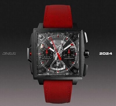 TAG HEUER モナコ 自動巻きクロノグラフ　スティーブマックイーンモデル タグ・ホイヤー『モナコ』とスティーブマックイーンは最強のコラボ