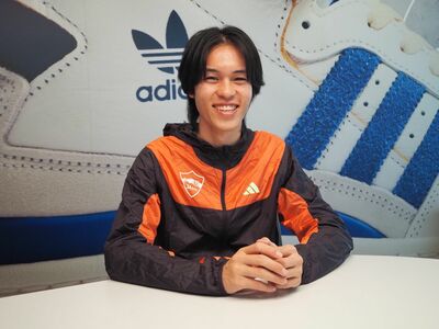 箱根を爆走した青学大・太田と黒田が語る、アディダス〝世界新モデル