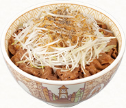 白髪ねぎ牛丼