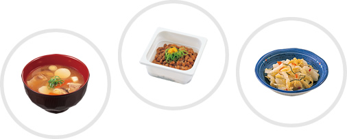 とん汁 納豆 おしんこ