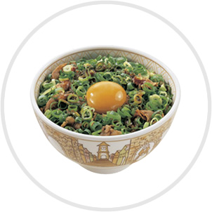 ねぎ玉牛丼